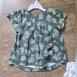 100% Handmade   Linen Shirt Size 12-18 M